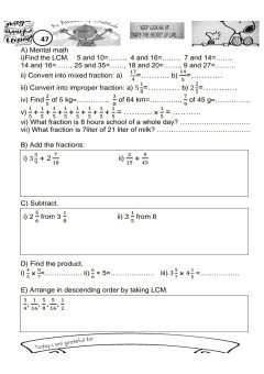 Grade 5 maths workbooks CBSE/ICSE