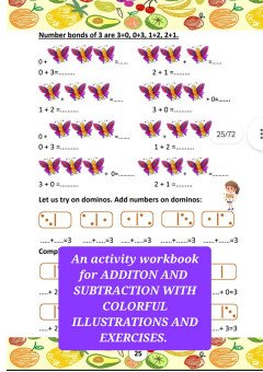 Mental Math Concept Activity Book Of Number Bonds For Addition And Subtraction