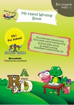 Preschool Print Handwriting Book  for 3-5 years kids