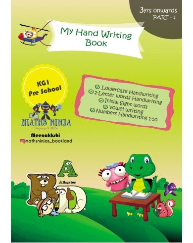 Preschool Print Handwriting Book  for 3-5 years kids